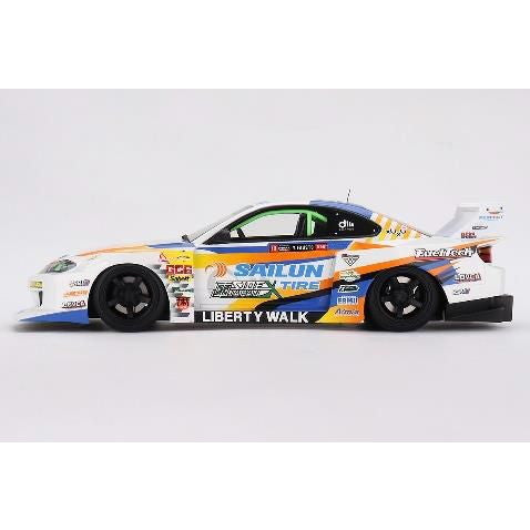 【新品即納】[MDL] 1/18 Nissan シルビア(S15) LB-Super Silhouette#555 2023 Formula Drift Japan 完成品 ミニカー(TS0586) TOP SPEED(トップスピード)(20241130)
