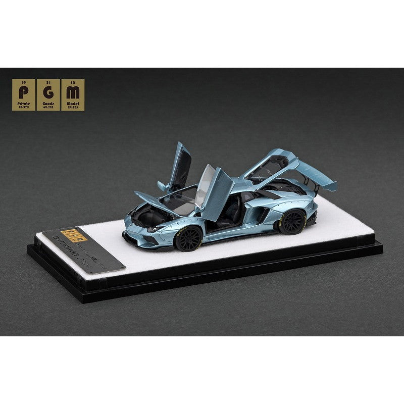 【新品即納】[MDL] 1/64 LBWK LP700-4 Ice Blue 完成品 ミニカー(PGM-640411) PGM(プライベートグッズモデル) (20240915)