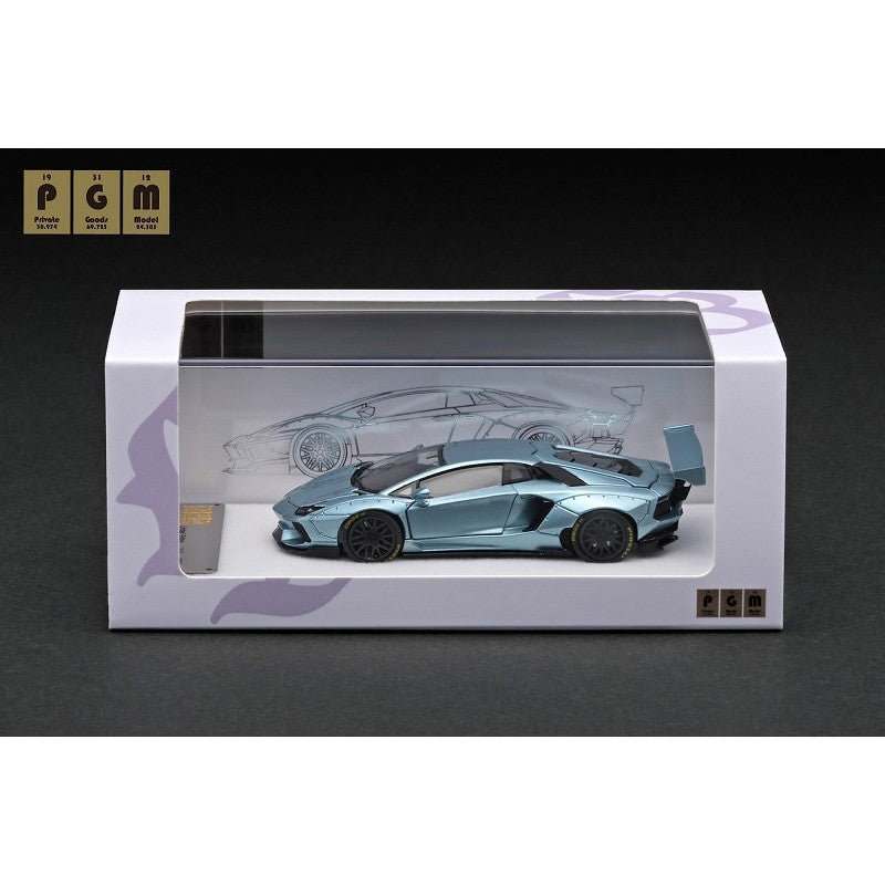 【新品即納】[MDL] 1/64 LBWK LP700-4 Ice Blue 完成品 ミニカー(PGM-640411) PGM(プライベートグッズモデル) (20240915)