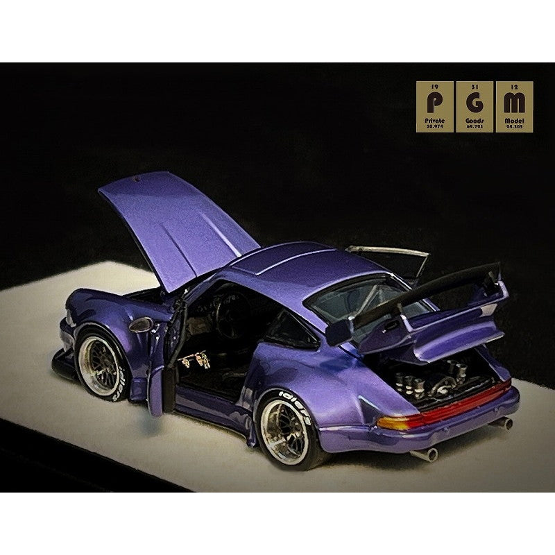 【新品即納】[MDL] 1/64 RWB 930 Violet Purple 完成品 ミニカー(PGM-640207-1) PGM(プライベートグッズモデル)(20241231)
