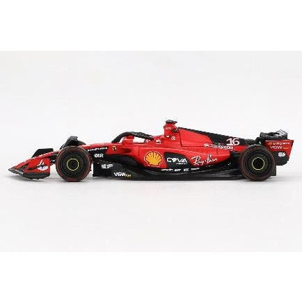【新品即納】[MDL] 1/64 フェラーリ SF23 2023 #16 バーレーングランプリ C. Leclerc 完成品 ミニカー(BBRFER64014) BBR(20241130)