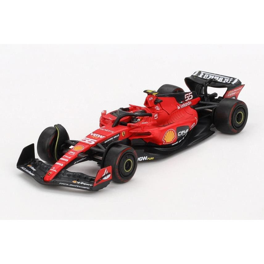 【新品】【お取り寄せ】[MDL] 1/64 フェラーリ SF23 2023 #55 バーレーングランプリ C. Sainz 完成品 ミニカー(BBRFER64015) BBR(20241130)
