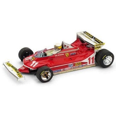 【新品即納】[MDL] (再販) 1/43 フェラーリ 312 T4 1979年モナコGP 1位 #11 Jody Schekter ドライバー付 完成品 ミニカー(R513CH) BRUMM(ブルム) (20240930)
