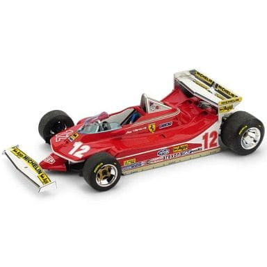 【新品即納】[MDL] (再販) 1/43 フェラーリ 312 T4 1979年モナコGP #12 Gilles Villeneuve 完成品 ミニカー(R514) BRUMM(ブルム) (20240930)