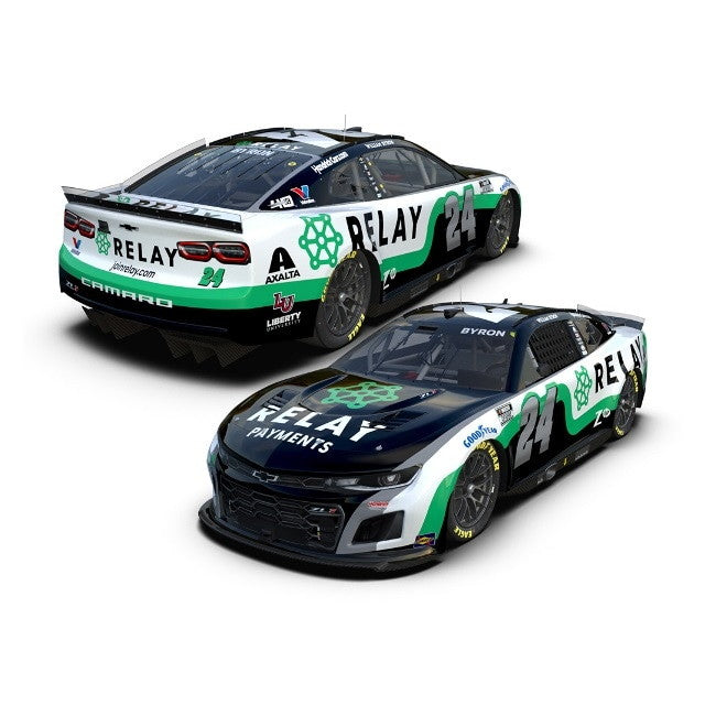 【新品即納】[MDL] Lionel Racing(ライオネルレーシング) 1/64 NASCAR CUP RELAY PAYMENTS 2024 シボレー カマロ ZL1 ウィリアム・バイロン #24 完成品 ミニカー(LR304849) 京商(20250131)