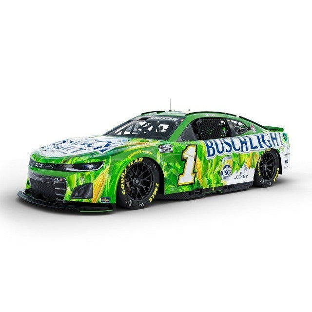 【新品即納】[MDL] Lionel Racing(ライオネルレーシング) 1/64 NASCAR CUP BUSCH LIGHT FARMERS 2024 シボレー カマロ ZL1 ロス・チャスティン #1 完成品 ミニカー(LR305310) 京商(20250131)
