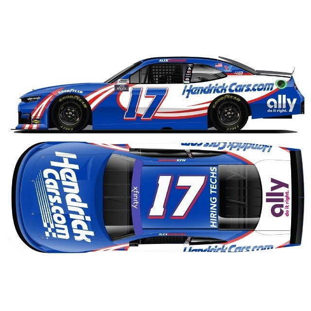 【新品即納】[MDL] Lionel Racing(ライオネルレーシング) 1/64 NASCAR xfinity HENDRICKCARS.COM 2024 シボレー カマロ ZL1 アレックス・ボウマン #17 完成品 ミニカー(LR300377) 京商(20250131)