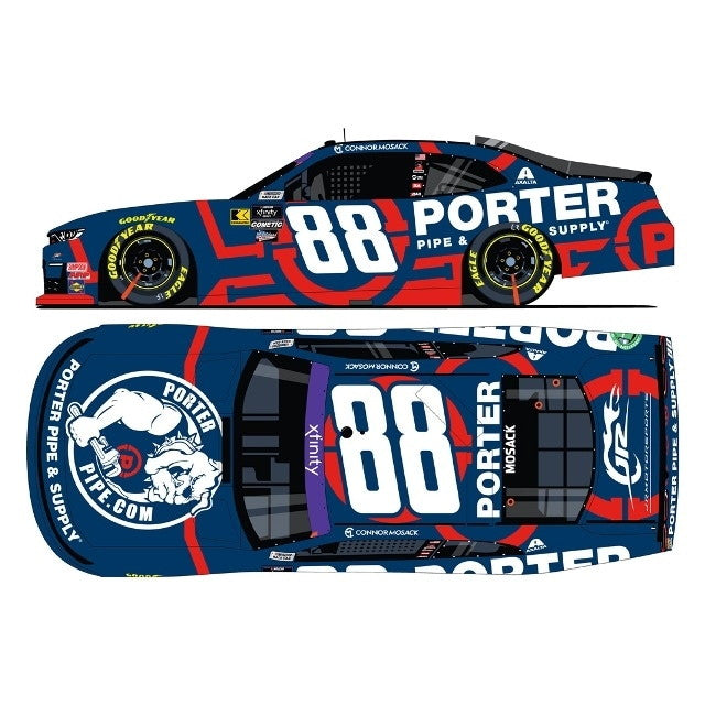 【新品即納】[MDL] Lionel Racing(ライオネルレーシング) 1/64 NASCAR xfinity PORTER PIPE & SUPPLY 2024 シボレー カマロ ZL1 コナー・モサック #88 完成品 ミニカー(LR308274) 京商(20250131)