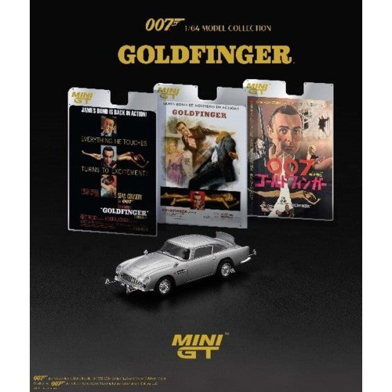 【新品即納】[MDL] MINI GT 1/64 アストンマーチン DB5 日本限定パッケージ 007/GOLDFINGER(ゴールドフィンガー) 完成品 ミニカー(MGT00900-007J) TSM(トゥルースケールミニチュアズ)(20241231)