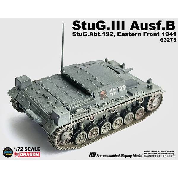 【新品即納】[MDL] ネオドラゴンアーマーシリーズ 1/72 WW.II ドイツ軍 III号突撃砲 B型 第192突撃砲大隊 1941年 東部戦線 完成品 ミニカー(DRR63273) DRAGON(ドラゴン) (20241031)
