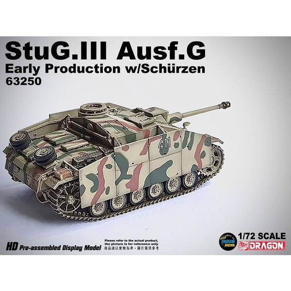 【新品即納】[MDL] ネオドラゴンアーマーシリーズ 1/72 WW.II ドイツ軍 III号突撃砲 G型 初期生産型 シュルツェン装備 第115装甲大隊 1943年 イタリア 完成品 ミニカー(DRR63250) DRAGON(ドラゴン) (20241031)