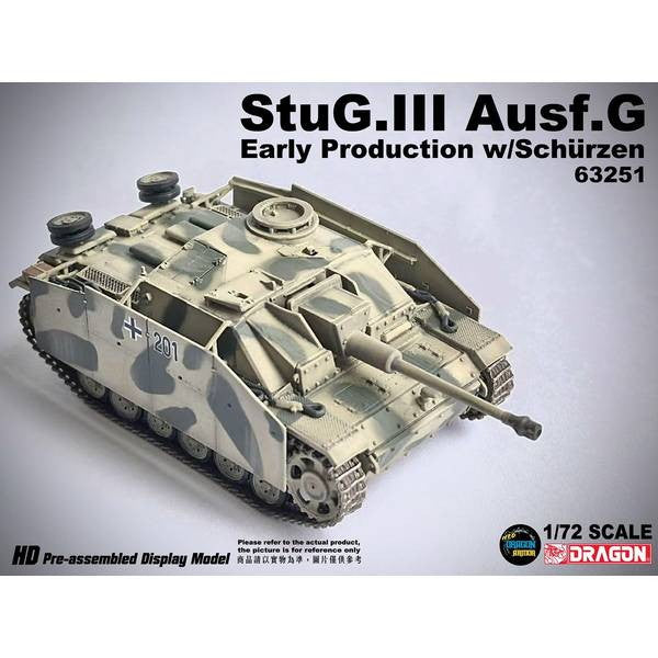 【新品即納】[MDL] ネオドラゴンアーマーシリーズ 1/72 WW.II ドイツ軍 III号突撃砲 G型 初期生産型 シュルツェン装備 第242突撃砲旅団 1943年 イタリア 完成品 ミニカー(DRR63251) DRAGON(ドラゴン) (20241031)