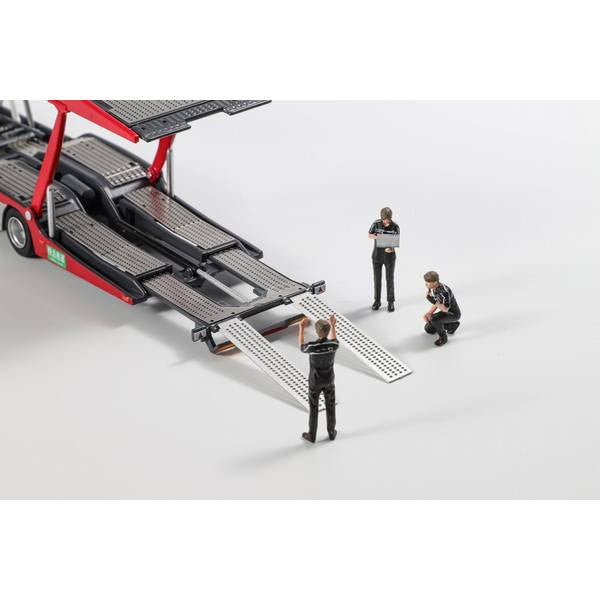 【新品即納】[MDL] 1/64 Wei Chuan ベンツ トレーラー+フィギュアセット 完成品 ミニカー(KS-069-413) Gaincorp Products(ゲインコーププロダクツ)(20241130)