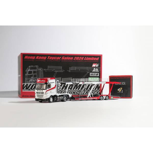 【新品即納】[MDL] 1/64 Wei Chuan ベンツ トレーラー+フィギュアセット 完成品 ミニカー(KS-069-413) Gaincorp Products(ゲインコーププロダクツ)(20241130)