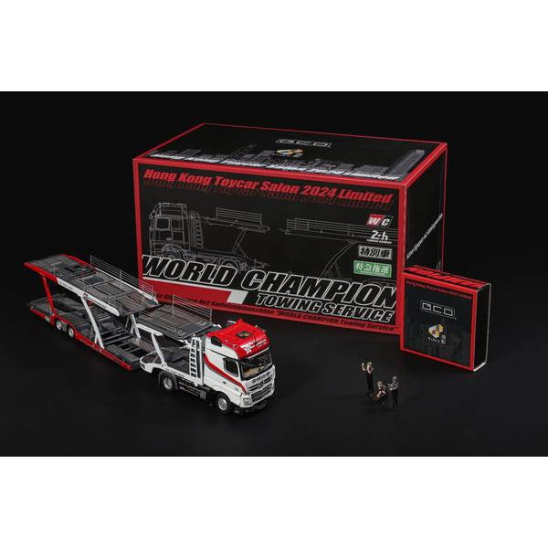 【新品即納】[MDL] 1/64 Wei Chuan ベンツ トレーラー+フィギュアセット 完成品 ミニカー(KS-069-413) Gaincorp Products(ゲインコーププロダクツ)(20241130)