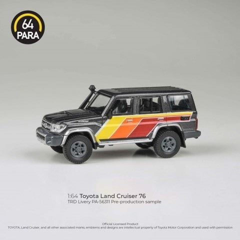 【新品即納】[MDL] PARA64 1/64 トヨタ ランドクルーザー LC 76 2014 TRD Livery LHD 完成品 ミニカー(PA-56311) PARAGON(パラゴン) (20241031)