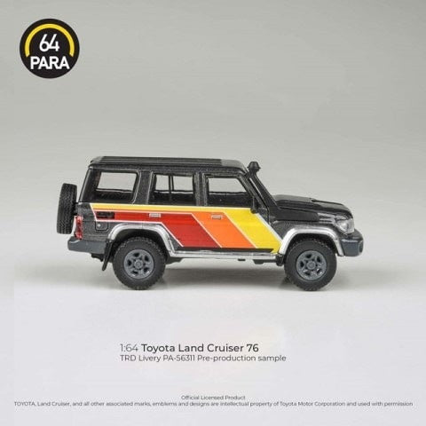 【新品即納】[MDL] PARA64 1/64 トヨタ ランドクルーザー LC 76 2014 TRD Livery RHD 完成品 ミニカー(PA-66311) PARAGON(パラゴン) (20241031)
