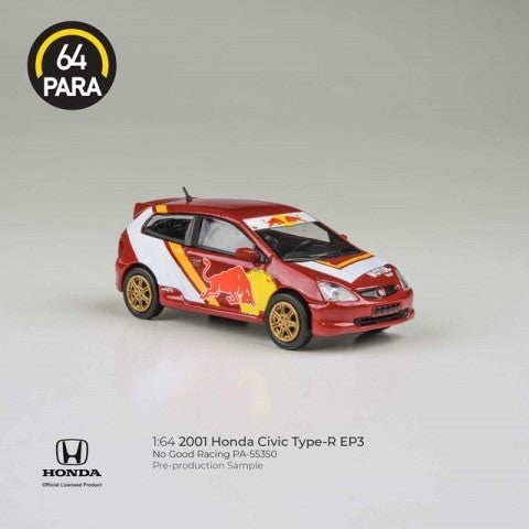 【新品即納】[MDL] PARA64 1/64 ホンダ シビック Type R EP3 2001 No Good Racing LHD 完成品 ミニカー(PA-55350) PARAGON(パラゴン) (20241031)