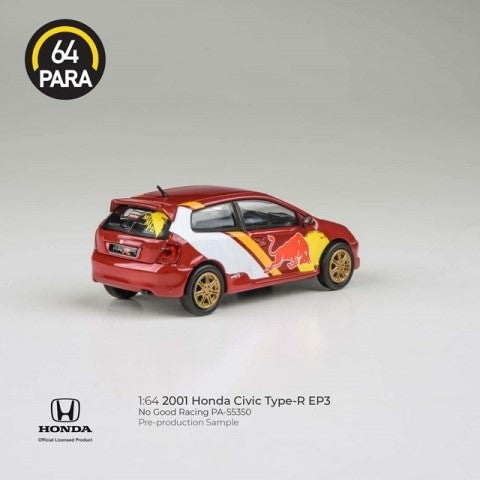 【新品即納】[MDL] PARA64 1/64 ホンダ シビック Type R EP3 2001 No Good Racing LHD 完成品 ミニカー(PA-55350) PARAGON(パラゴン) (20241031)