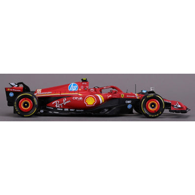 【新品即納】[MDL] 1/18 フェラーリ SF-24 2024 No.55 C.サインツ Jr. ドライバー付 完成品 ミニカー(18-16815S) BBURAGO(ブラゴ)(20241130)