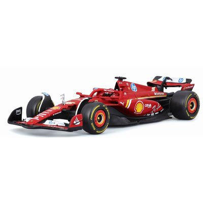 【新品即納】[MDL] 1/43 フェラーリ SF-24 2024 イモラGP No.16 C.ルクレール ドライバー付 完成品 ミニカー(18-36843LI) BBURAGO(ブラゴ)(20241130)