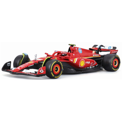 【新品即納】[MDL] 1/43 フェラーリ SF-24 2024 イモラGP No.55 C.サインツ Jr. ドライバー付 完成品 ミニカー(18-36843SI) BBURAGO(ブラゴ)(20241130)