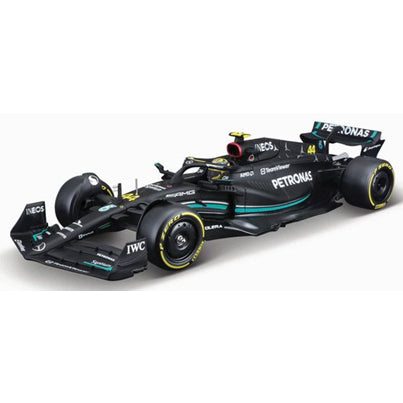 【新品即納】[MDL] 1/24 メルセデス-AMG ペトロナス F1チーム W14(2023) Eパフォーマンス No.44 L.ハミルトン ドライバー付 完成品 ミニカー(BUR28028H) BBURAGO(ブラゴ)(20241130)