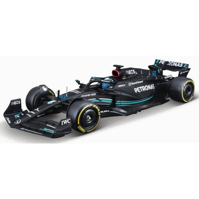 【新品即納】[MDL] 1/24 メルセデス-AMG ペトロナス F1チーム W14(2023) Eパフォーマンス No.63 G.ラッセル ドライバー付 完成品 ミニカー(BUR28028R) BBURAGO(ブラゴ)(20241130)