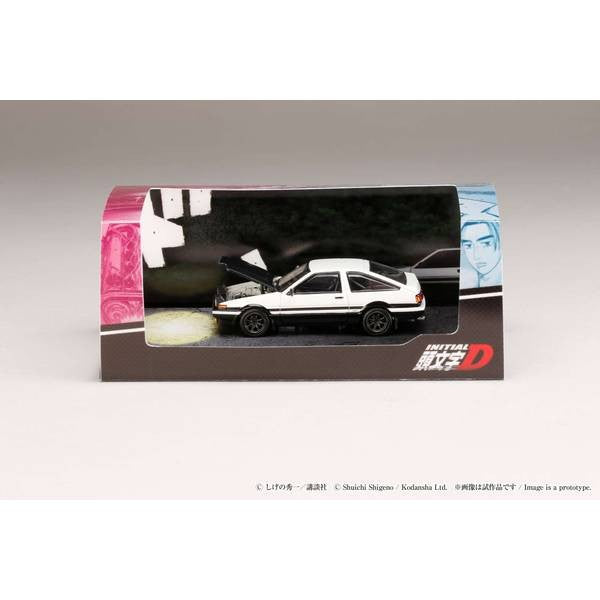 【新品即納】[MDL] 1/64 Toyota SPRINTER TRUENO(トヨタ スプリンター トレノ)(AE86) FINAL VERSION エンジン搭載モデル VS 乾信司 頭文字D(イニシャルD) 完成品 ミニカー(HJ641052DE) ホビージャパン(20241130)
