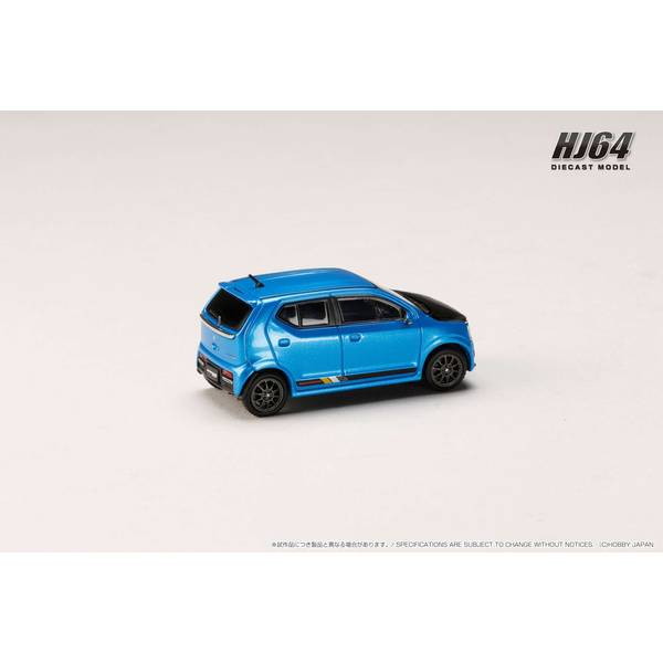 【新品即納】[MDL] 1/64 スズキ アルト ワークス(HA36S) カーボンボンネット カスタムバージョン ブリスクブルーメタリック 完成品 ミニカー(HJ641070CBL) ホビージャパン(20250131)