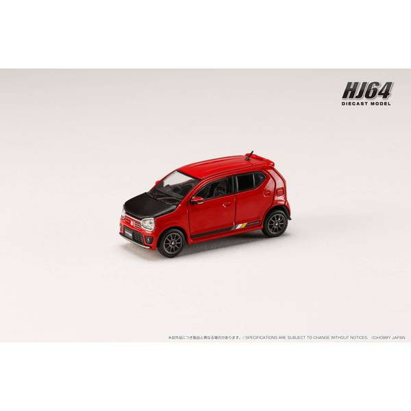 【新品即納】[MDL] 1/64 スズキ アルト ワークス(HA36S) カーボンボンネット カスタムバージョン ピュアレッド 完成品 ミニカー(HJ641070CR) ホビージャパン(20250131)