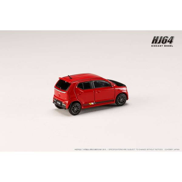 【新品即納】[MDL] 1/64 スズキ アルト ワークス(HA36S) カーボンボンネット カスタムバージョン ピュアレッド 完成品 ミニカー(HJ641070CR) ホビージャパン(20250131)