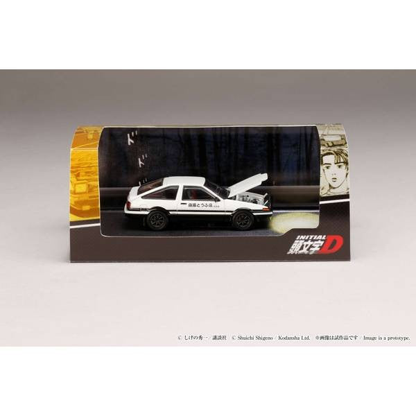 【新品即納】[MDL] 1/64 トヨタ スプリンタートレノ(AE86) エンジン搭載モデル with 高橋啓介 頭文字D(イニシャルD) 完成品 ミニカー(HJ641052DA) ホビージャパン(20241130)