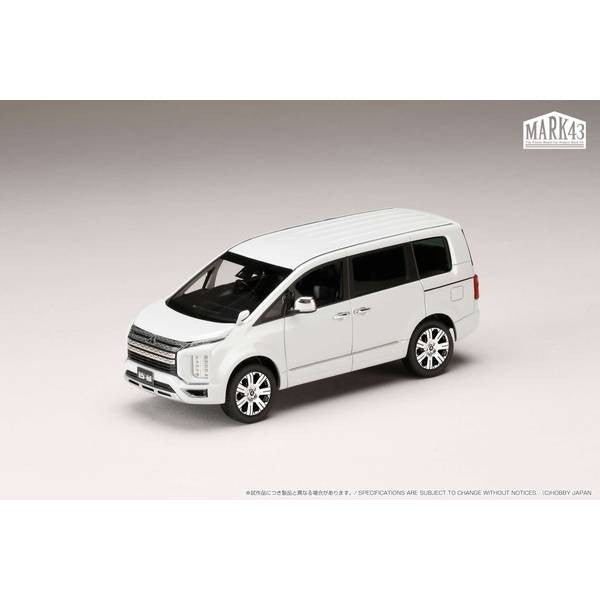 【新品即納】[MDL] 1/43 三菱 デリカ D:5(P) ホワイトダイヤモンド 完成品 ミニカー(PM43157AW) MARK43(20250131)