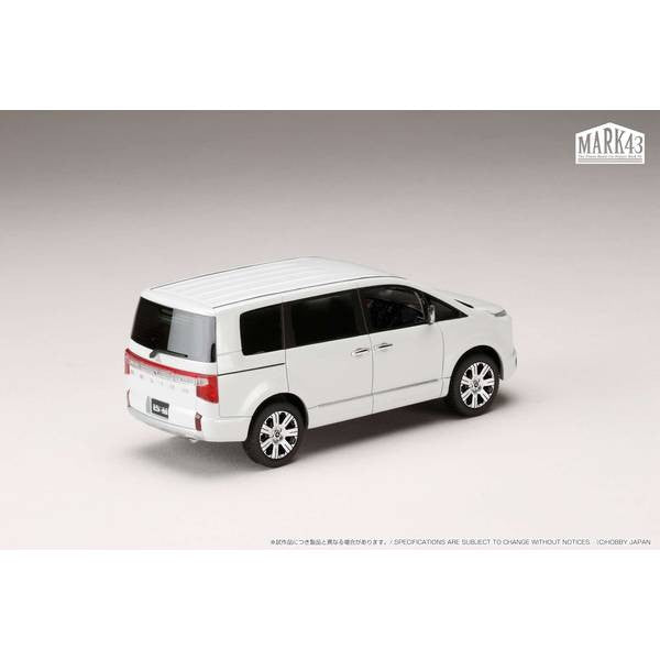 【新品即納】[MDL] 1/43 三菱 デリカ D:5(P) ホワイトダイヤモンド 完成品 ミニカー(PM43157AW) MARK43(20250131)