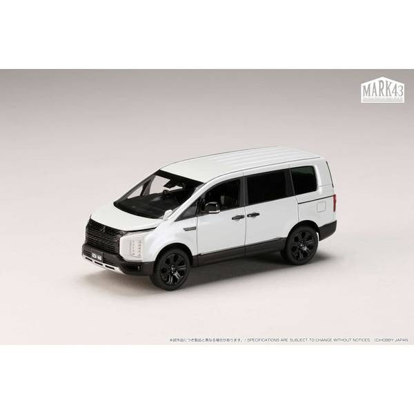 【新品即納】[MDL] 1/43 三菱 デリカ D:5 CHAMONIX ホワイトダイヤモンド 完成品 ミニカー(PM43157BW) MARK43(20250131)