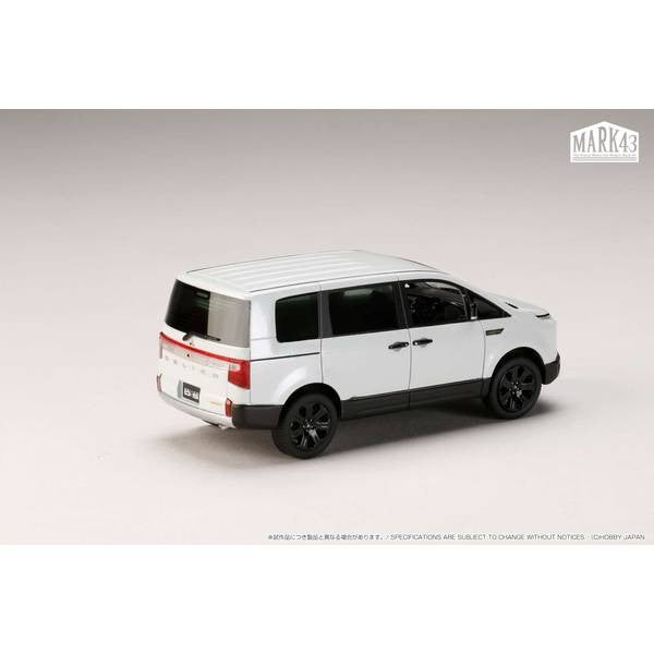【新品即納】[MDL] 1/43 三菱 デリカ D:5 CHAMONIX ホワイトダイヤモンド 完成品 ミニカー(PM43157BW) MARK43(20250131)