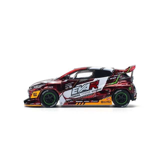 【新品即納】[MDL] 1/64 エヴァRT弐号機 GOODRIDE GRヤリス 新世紀エヴァンゲリオン 完成品 ミニカー(PR640126) POP RACE(ポップレース)(20241231)