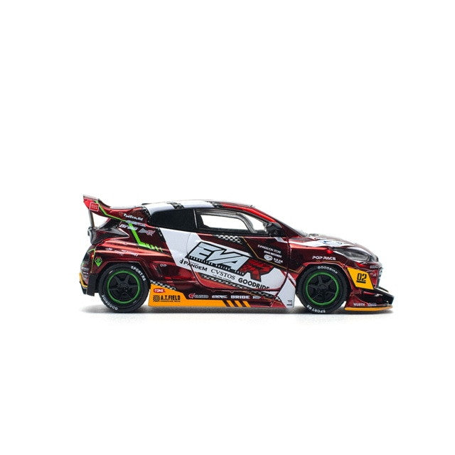 【新品即納】[MDL] 1/64 エヴァRT弐号機 GOODRIDE GRヤリス 新世紀エヴァンゲリオン 完成品 ミニカー(PR640126) POP RACE(ポップレース)(20241231)