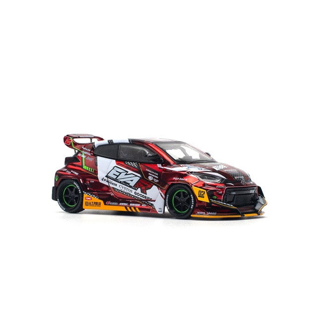【新品即納】[MDL] 1/64 エヴァRT弐号機 GOODRIDE GRヤリス 新世紀エヴァンゲリオン 完成品 ミニカー(PR640126) POP RACE(ポップレース)(20241231)