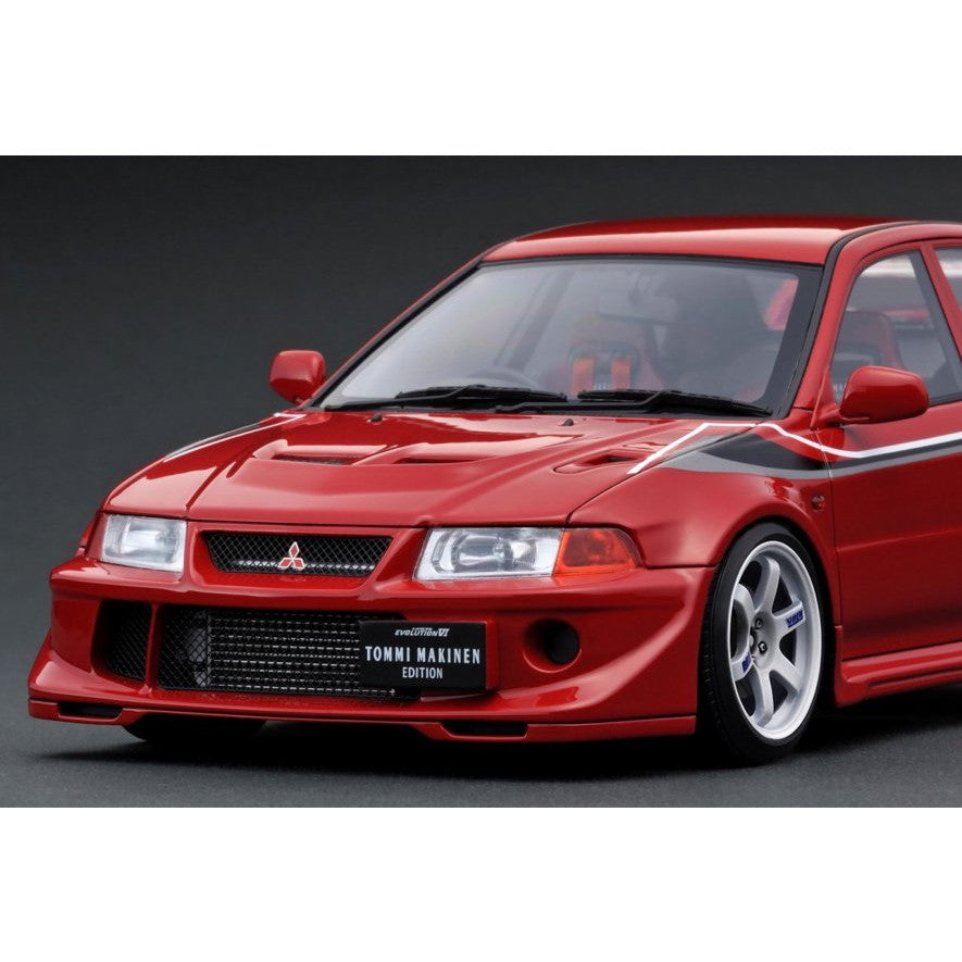 【新品即納】[MDL] 1/18 Mitsubishi Lancer Evolution VI GSR T.M.E(CP9A) Red 完成品 ミニカー(IG3664) ignition model(イグニッションモデル)(20250216)