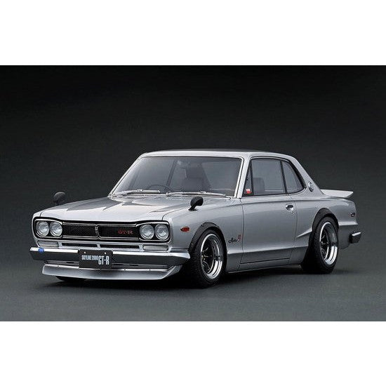 【予約安心出荷】[MDL] 1/18 Nissan Skyline 2000 GT-R(KPGC10) Silver 完成品 ミニカー(IG3614) ignition model(イグニッションモデル) (2025年2月)