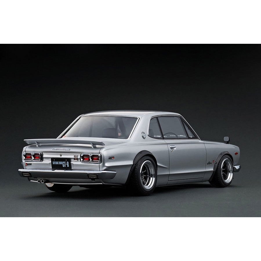 【予約安心出荷】[MDL] 1/18 Nissan Skyline 2000 GT-R(KPGC10) Silver 完成品 ミニカー(IG3614) ignition model(イグニッションモデル) (2025年2月)