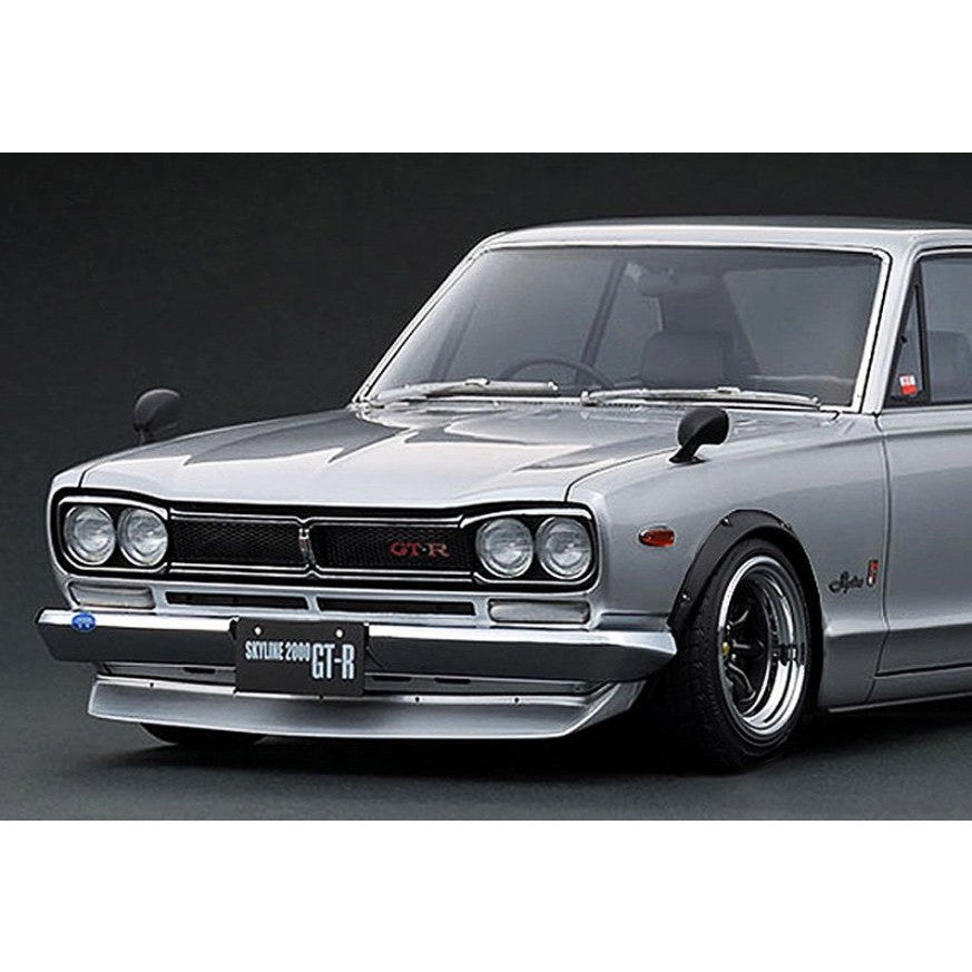 【予約安心出荷】[MDL] 1/18 Nissan Skyline 2000 GT-R(KPGC10) Silver 完成品 ミニカー(IG3614) ignition model(イグニッションモデル) (2025年2月)