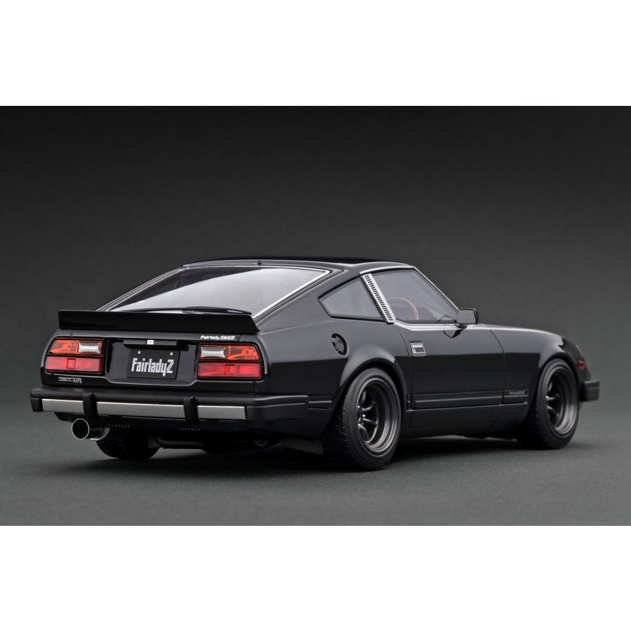 【予約安心出荷】[MDL] 1/18 Nissan Fairlady Z(S130) Black/Silver 完成品 ミニカー(IG3517) ignition model(イグニッションモデル) (2025年3月)