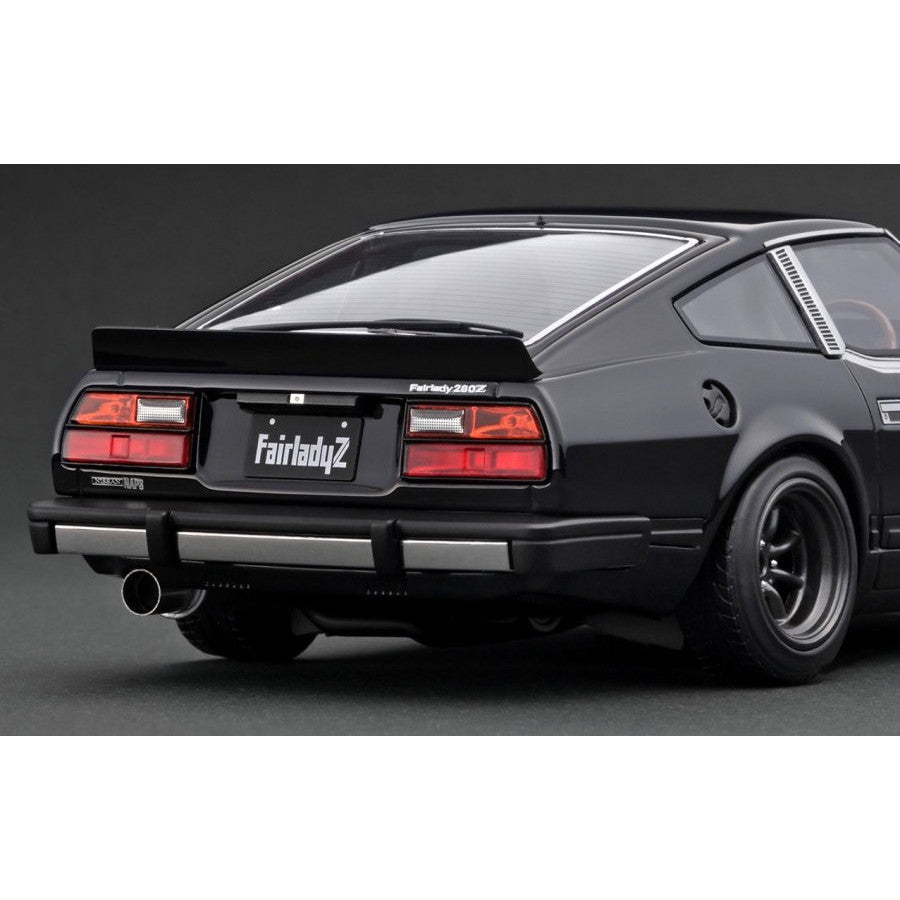 【予約安心出荷】[MDL] 1/18 Nissan Fairlady Z(S130) Black/Silver 完成品 ミニカー(IG3517) ignition model(イグニッションモデル) (2025年3月)