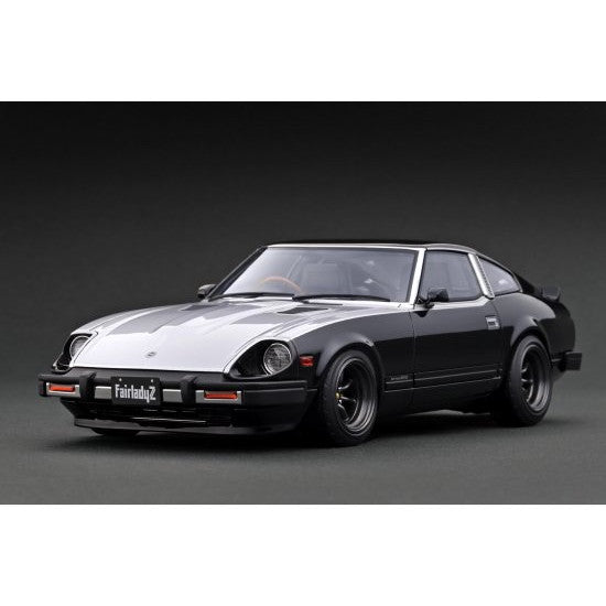 【新品】【お取り寄せ】[MDL] 1/18 Nissan Fairlady Z(S130) Black/Silver 完成品 ミニカー(IG3517) ignition model(イグニッションモデル)(20250331)