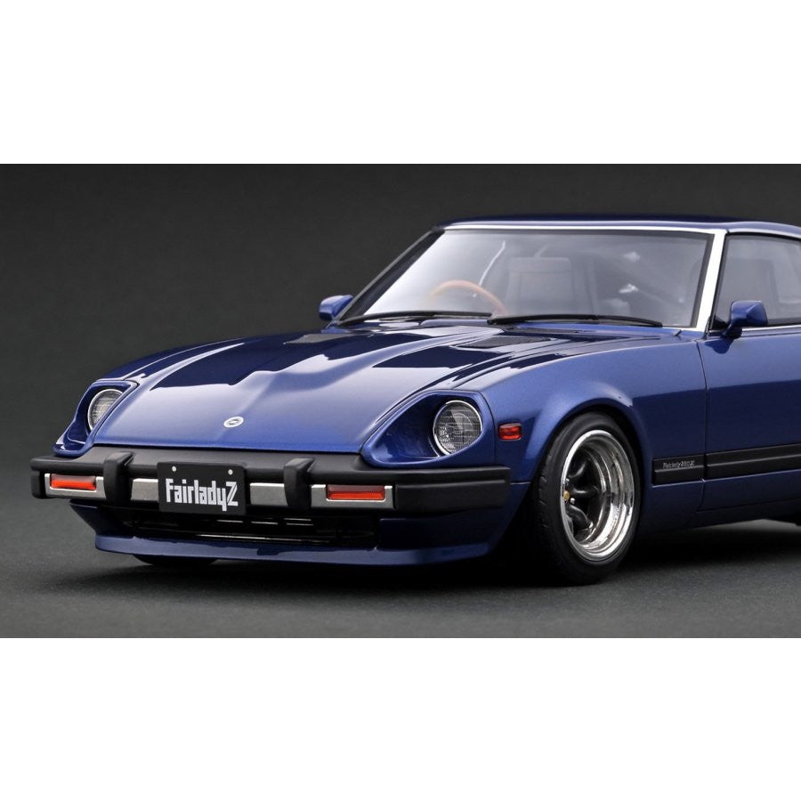 【予約安心出荷】[MDL] 1/18 Nissan Fairlady Z(S130) Blue Metallic 完成品 ミニカー(IG3518) ignition model(イグニッションモデル) (2025年3月)