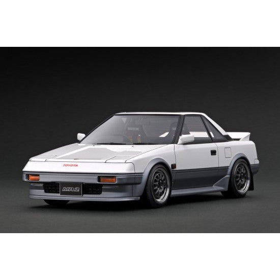 【予約安心出荷】[MDL] 1/18 Toyota MR2(AW11) White / Silver 完成品 ミニカー(IG3505) ignition model(イグニッションモデル) (2025年2月)