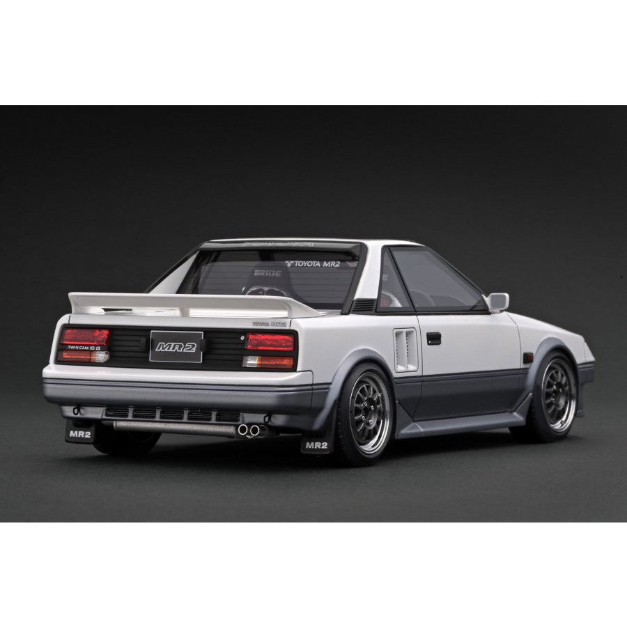 【予約安心出荷】[MDL] 1/18 Toyota MR2(AW11) White / Silver 完成品 ミニカー(IG3505) ignition model(イグニッションモデル) (2025年2月)